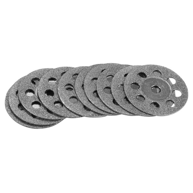 10Pcs Accessories 20mm Diamond  Disc for Metal Grinding Wheel Disc Mini Circular Saw for Drill Tool