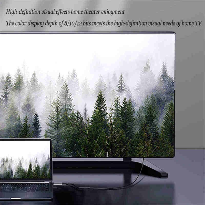 USB Type C To Mini DP Displayport 8K 60HZ Converter-Grey