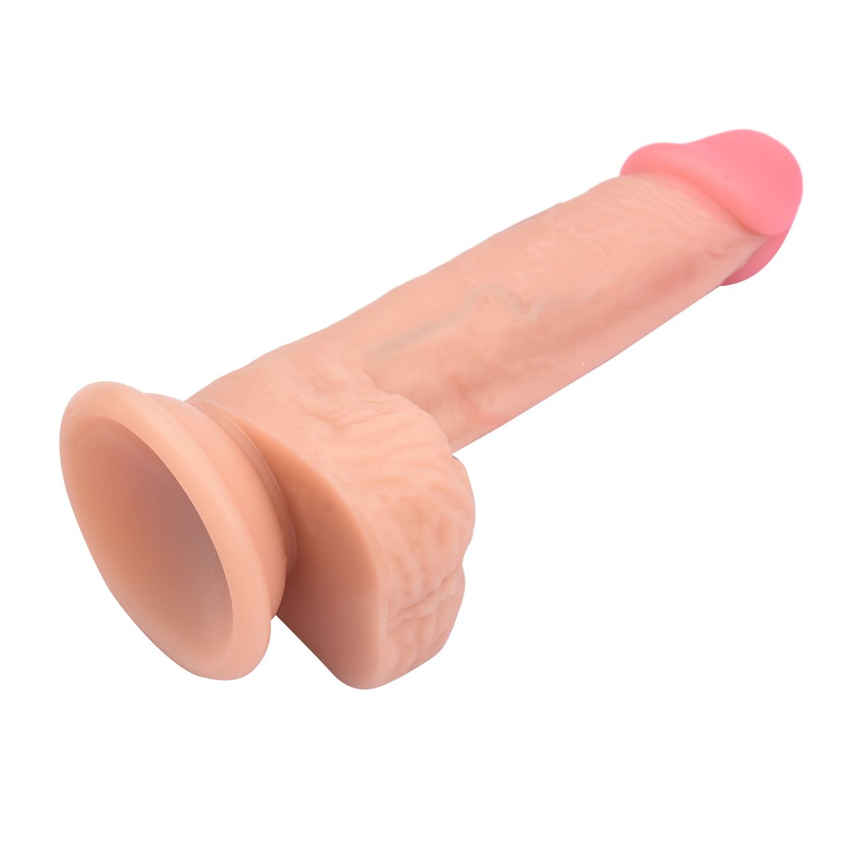 QP-0303-S Silicone Realistic-Dildo With Suction Cup