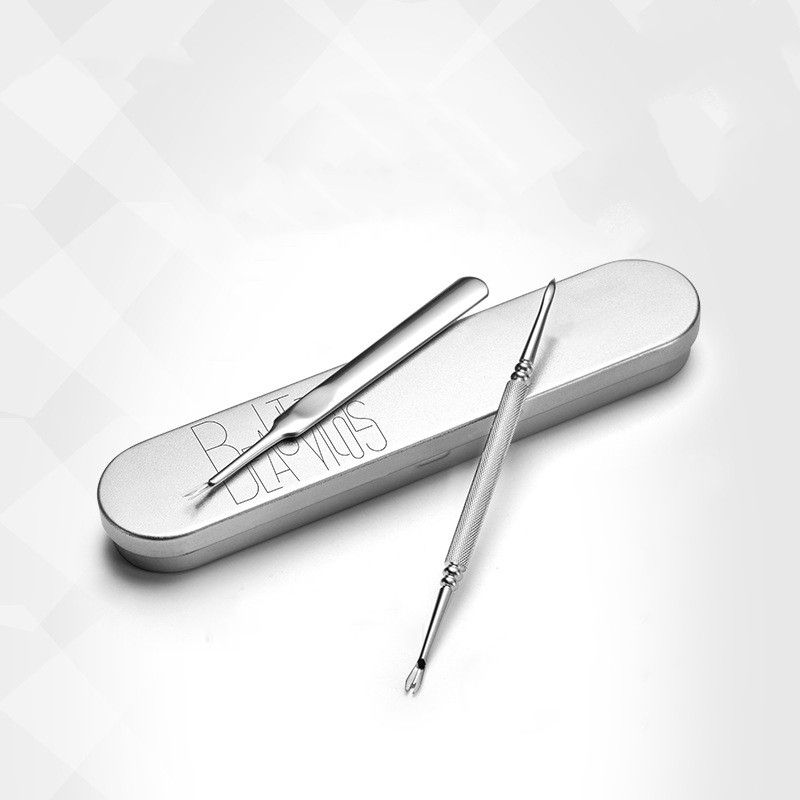 Stainless Steel Double Head V-shaped Shovel Push Cuticle
