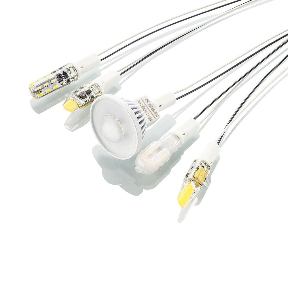 10Pcs G4 Base G4 Socket Holder Ceramic Head Wire Special