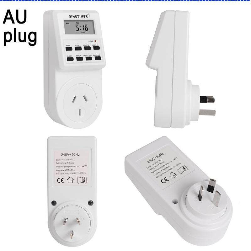 2 In 1 Kitchen Switch Socket High Quality Convenient Adator And Clock Calculator Outlet # AU Australian Regulations