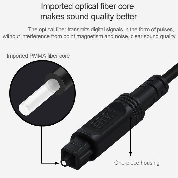 EMK Audio Optical Cable 5m