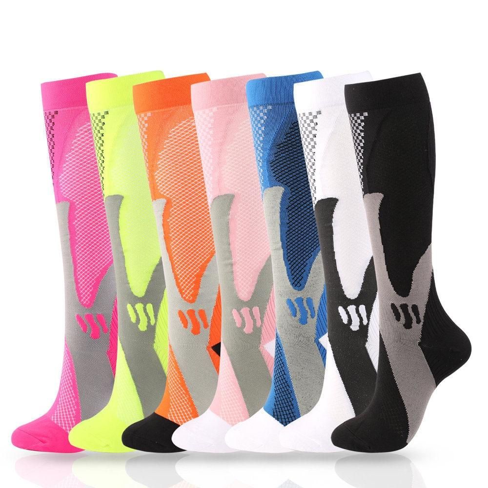 1Pair Medical Sport Compression Socks, Calf Supports for Sports Running Cycling