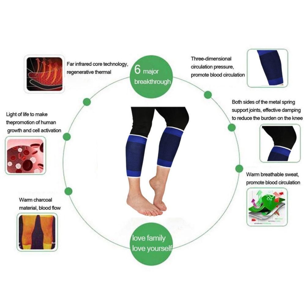 1 Pair Calf Compression Sleeves Footless Compression Stockings for Runners