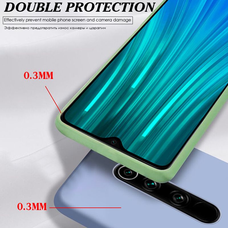 Silicone Soft Case For Xiaomi Redmi Note 9S 9 Pro Max 8T 8