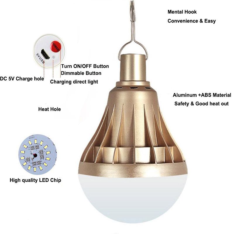Rechargeable LED Bulb(11000mAh) Portable Emergency Lighting