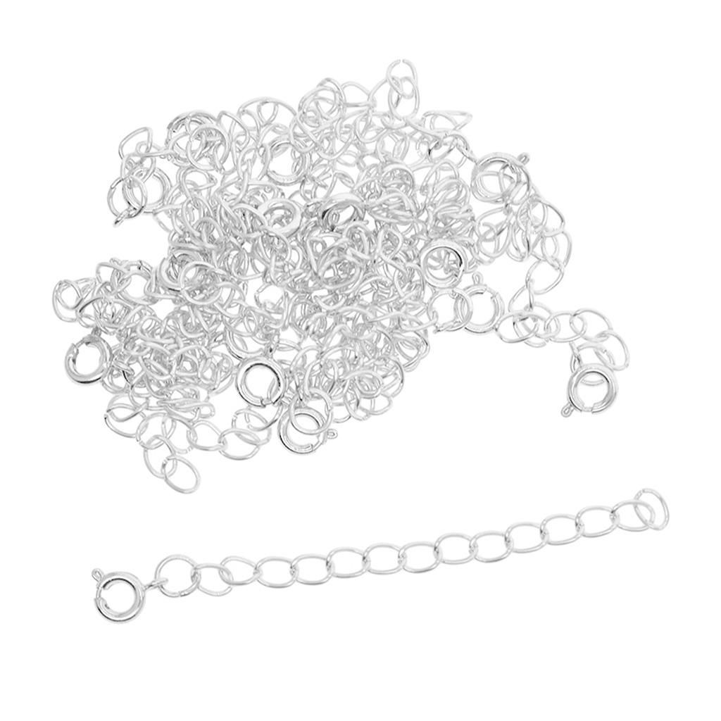 20pcs   Bracelet Extension Chain Necklace Extender With Snap Clasp