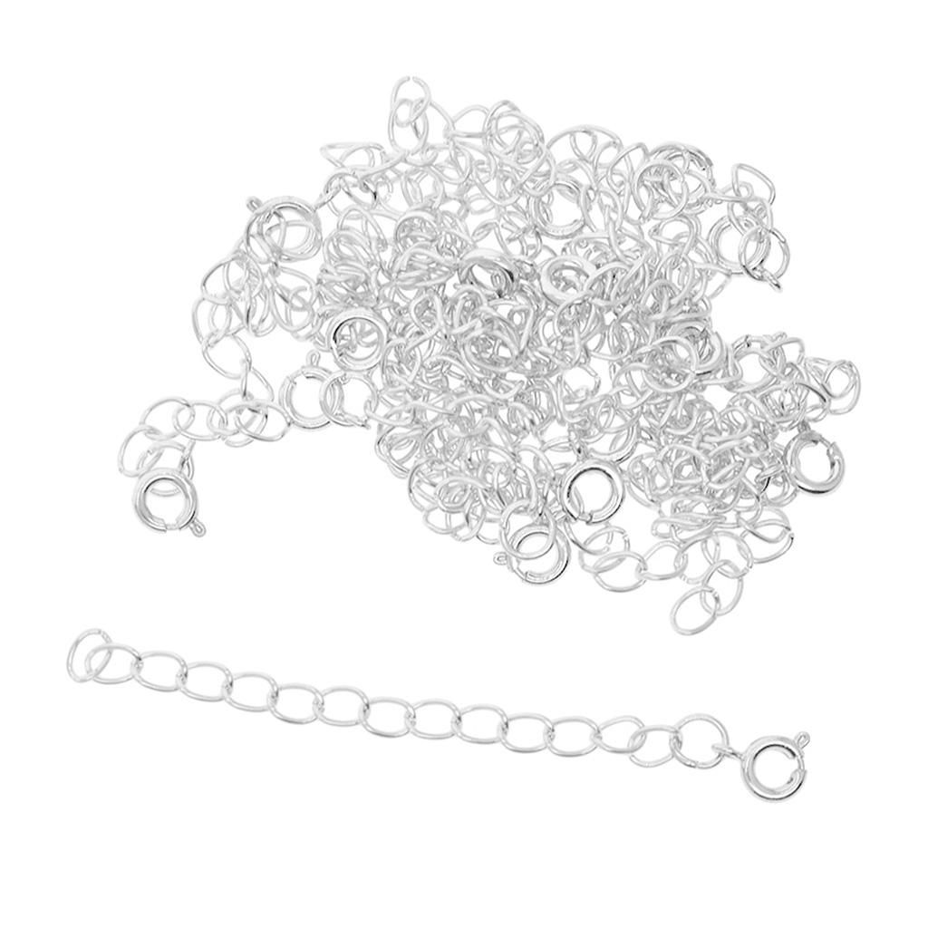 20pcs   Bracelet Extension Chain Necklace Extender With Snap Clasp