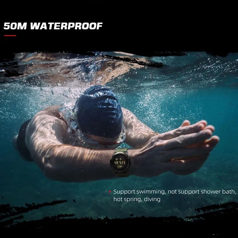 ALPS Men's Digital Watch Compass Waterproof