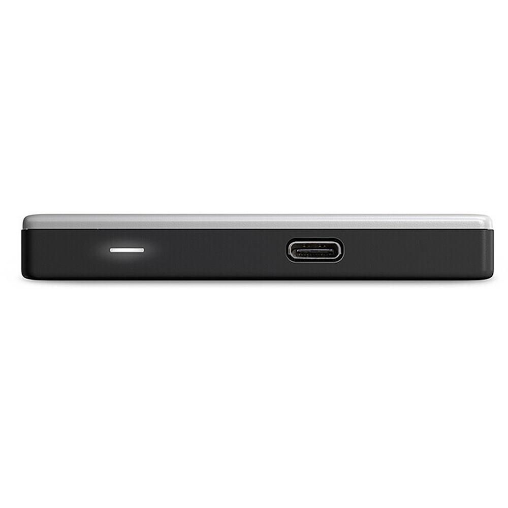 WD My Passport Ultra 2.5 inch Mobile Hard Disk Type-C Interface Metal Texture Built-in 256-bit AES Hardware Encryption 4TB Silver