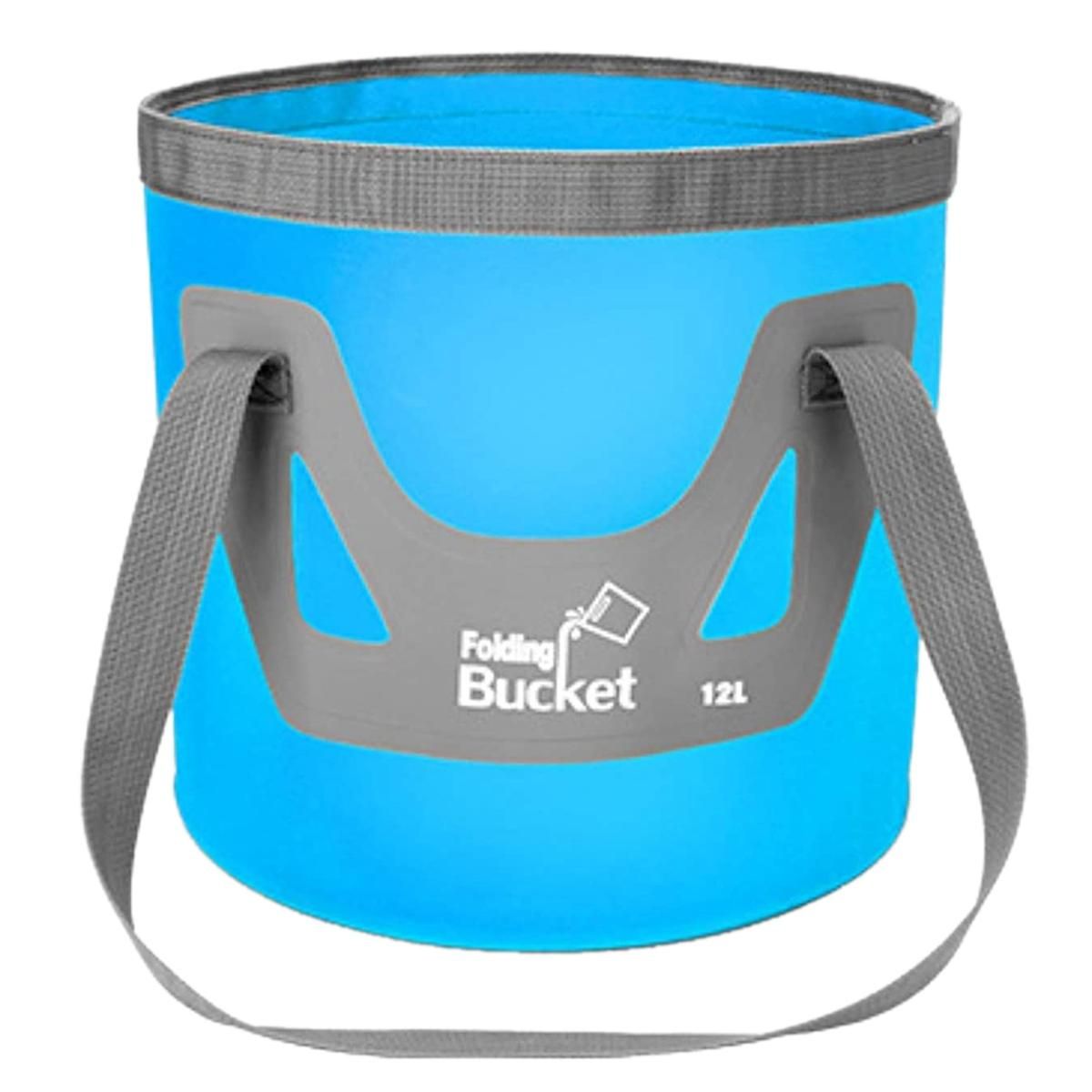 12L Collapsible Bucket Water Container for Outdoor Fishing