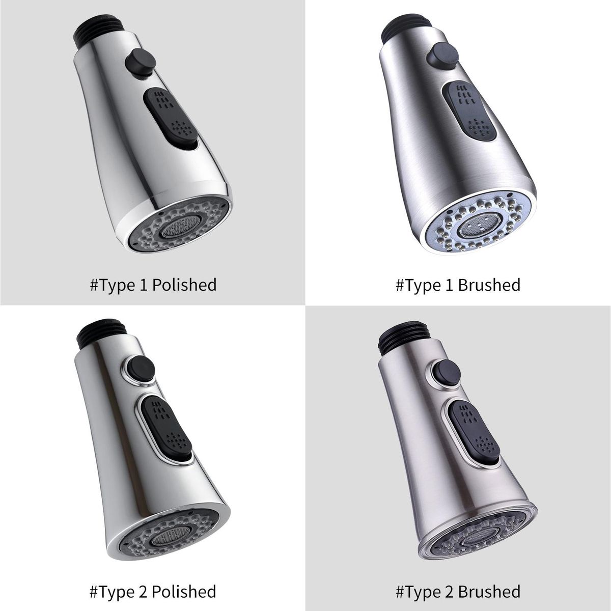 Faucet Spayer Head Sink 3 Functions Spray Head G1/2 Pull Out Spray Head Nozzle for Kitchen Faucet Pull Down Faucet Replacement Spray Head Kitchen Tap Sprayer Spout