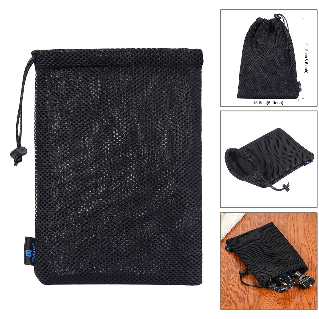 PULUZ 14 In 1 Surfing Accessories Combo Kits (Bobber Hand Grip + Floaty Sponge + Quick Release Buckle + Surf Board Mount + Floating Wrist Strap + Safety Tethers Strap + Storage Bag )