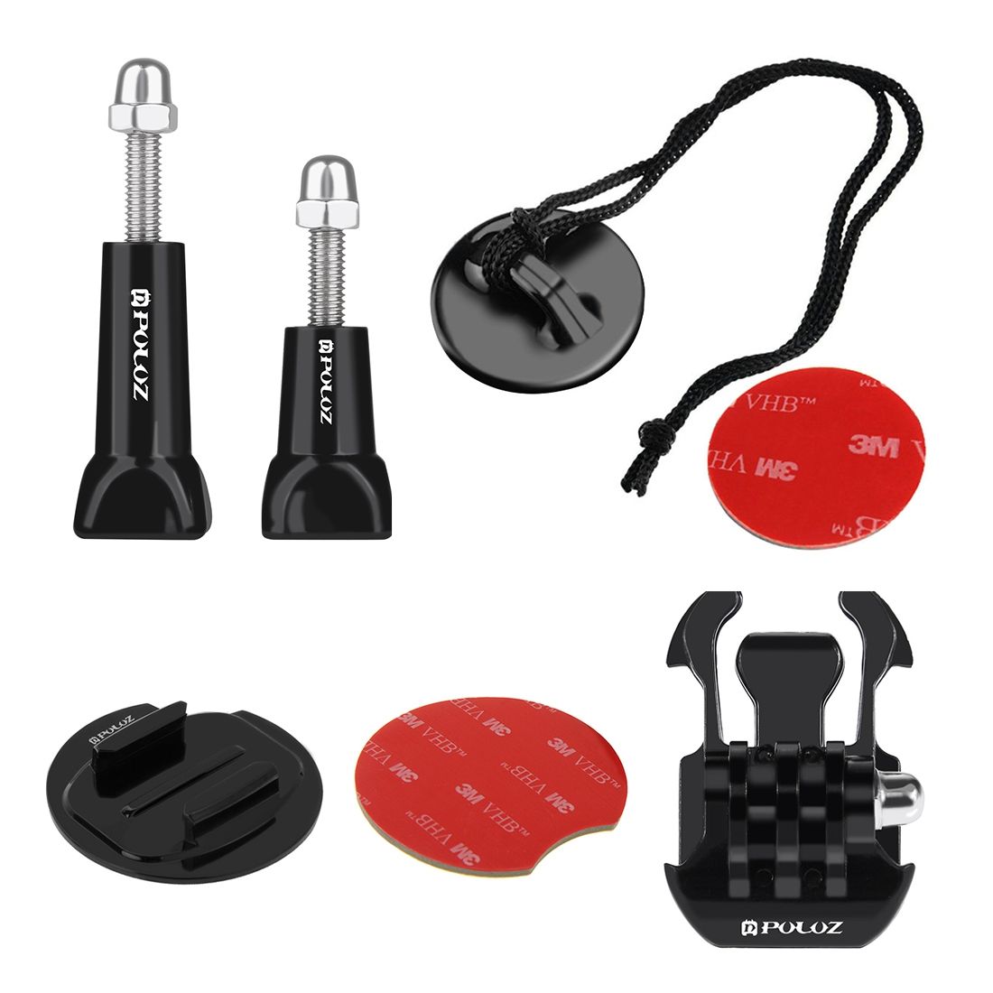 PULUZ 14 In 1 Surfing Accessories Combo Kits (Bobber Hand Grip + Floaty Sponge + Quick Release Buckle + Surf Board Mount + Floating Wrist Strap + Safety Tethers Strap + Storage Bag )