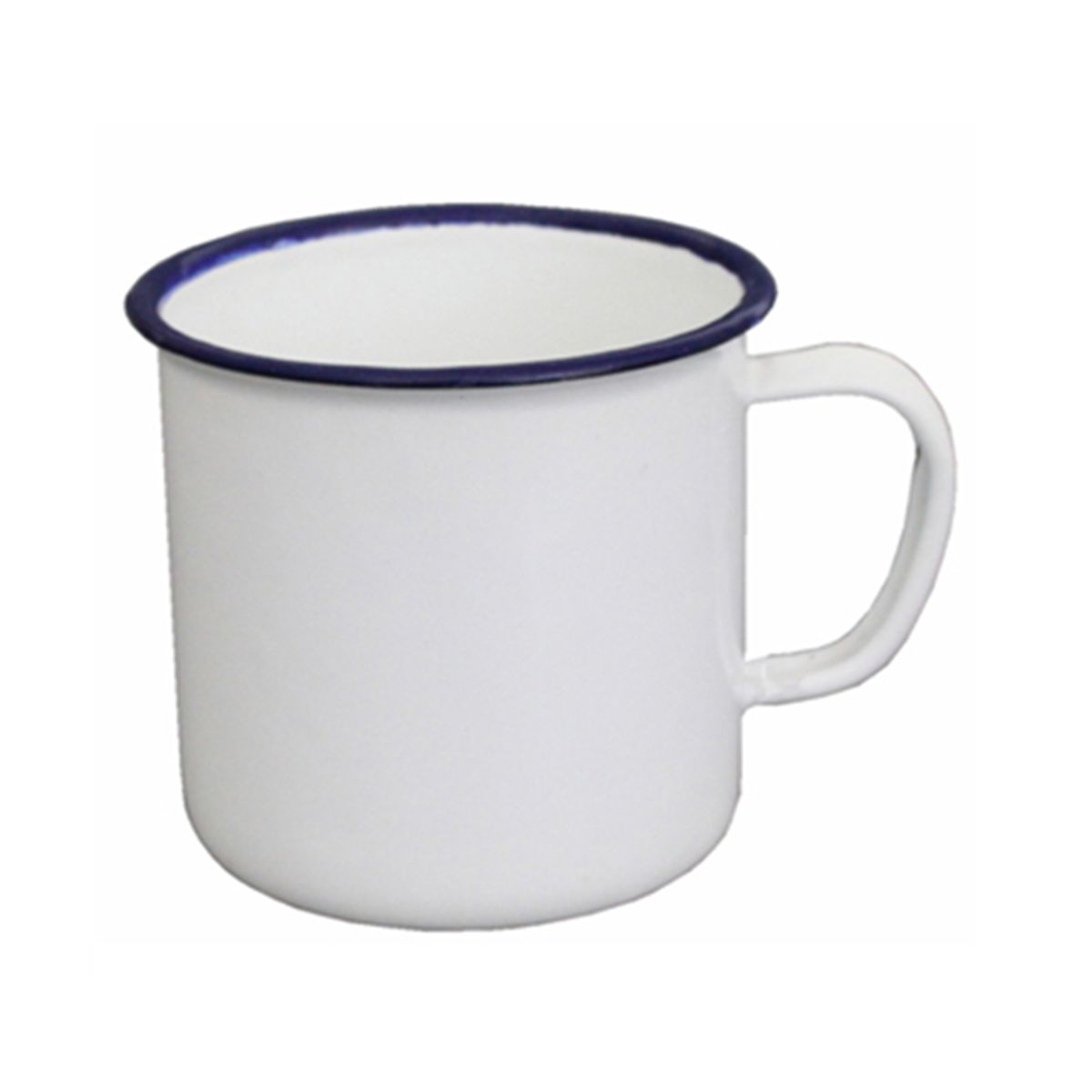 Retro Style Multi-use Water Mug Enamel Practical-White