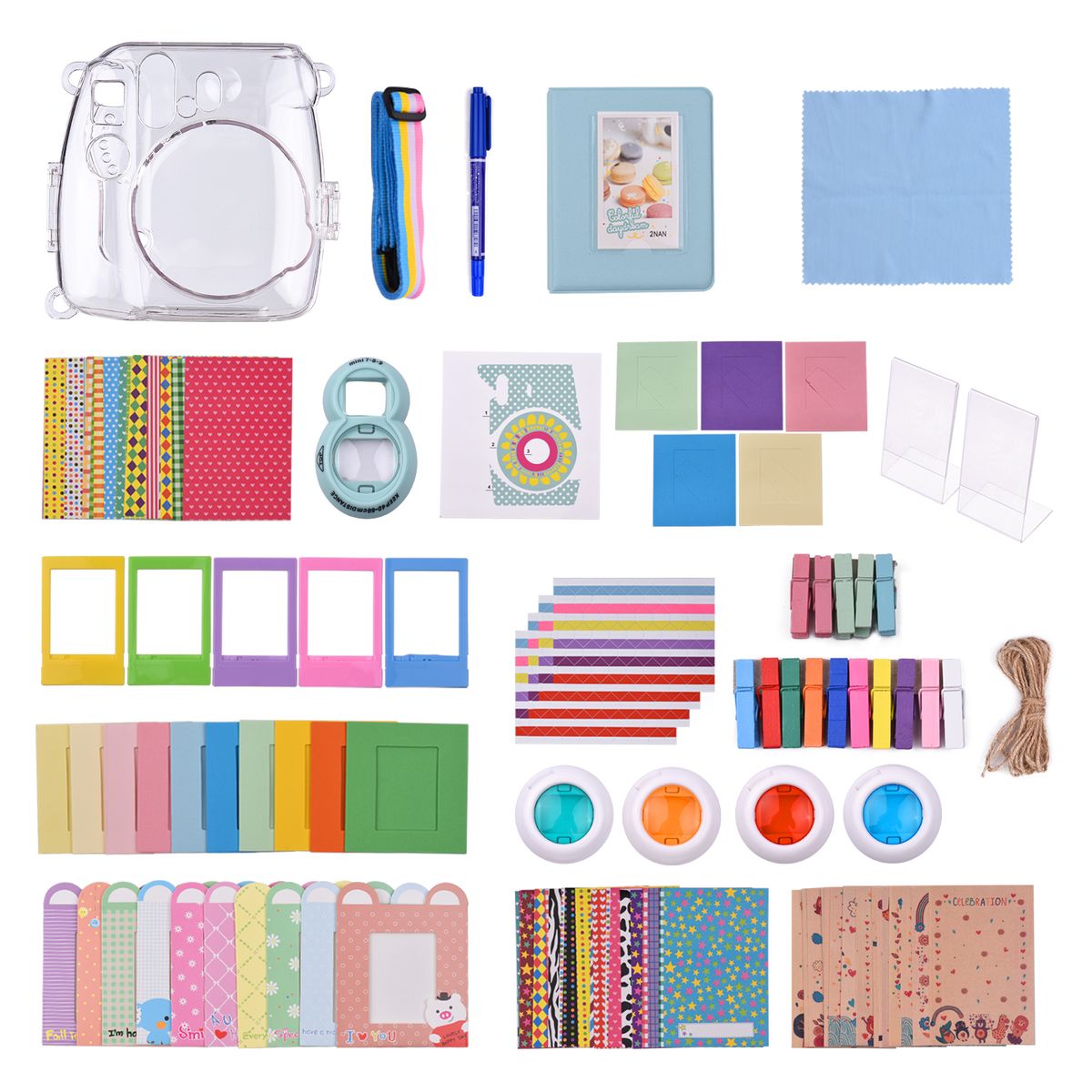 18-in-1 Instant Camera Accessories Kit Replacement For