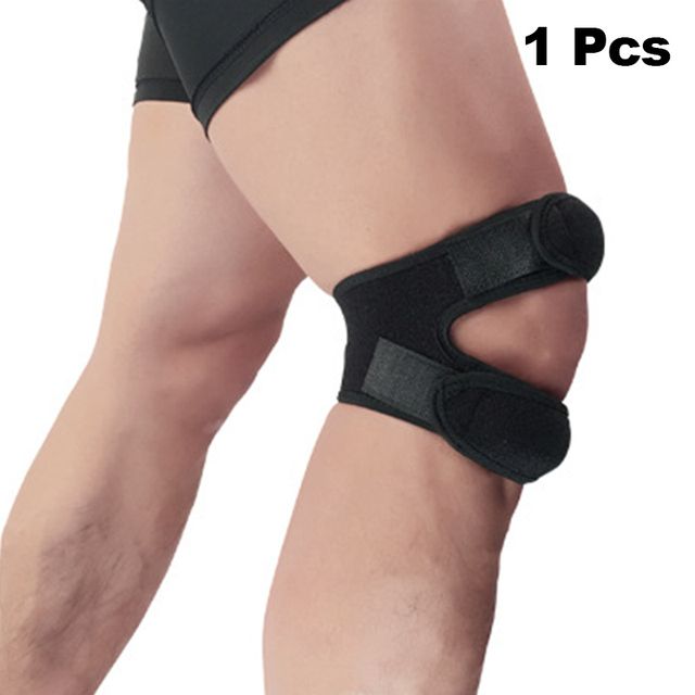 Knee Protector Orthopedic Knee Brace Compression Pads Arthritis Joint Pain Elastic Bandage Basketball Running Sports Accessories(#Black Knee Pads)