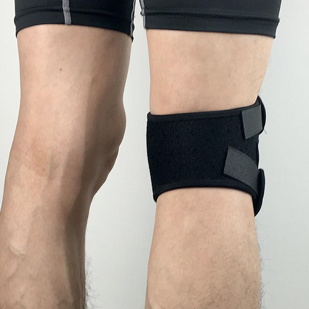 Knee Protector Orthopedic Knee Brace Compression Pads Arthritis Joint Pain Elastic Bandage Basketball Running Sports Accessories(#Black Knee Pads)