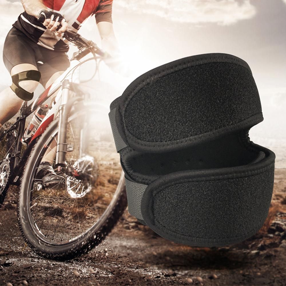 Knee Protector Orthopedic Knee Brace Compression Pads Arthritis Joint Pain Elastic Bandage Basketball Running Sports Accessories(#Black Knee Pads)