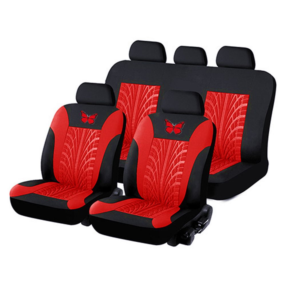 Arc Indentation Butterfly Universal Auto Seat Cover Cloth