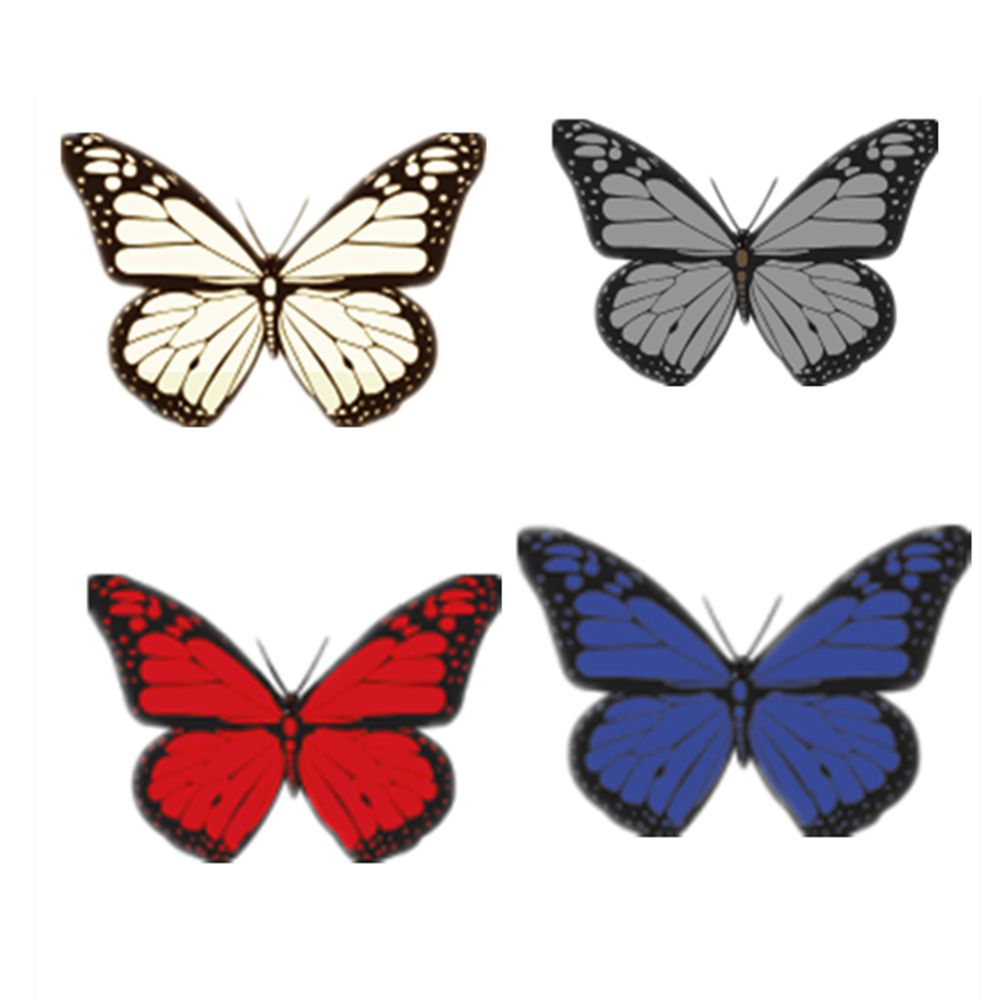Arc Indentation Butterfly Universal Auto Seat Cover Cloth