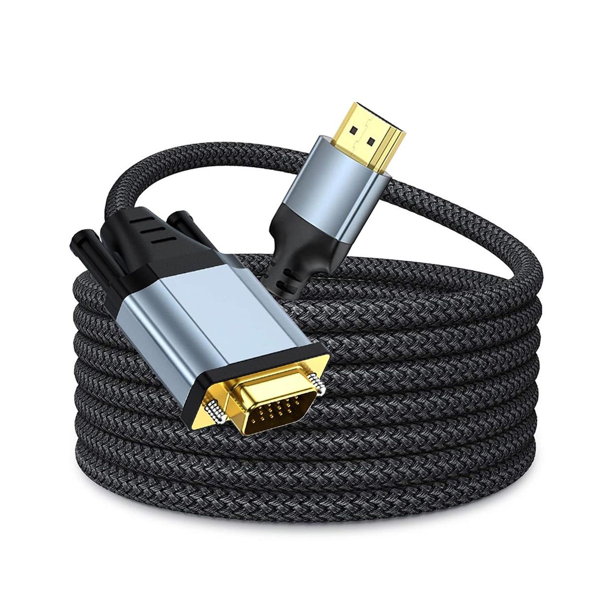 Video Converter Cable HDMI-compatible to VGA TV Video Adapter Cord