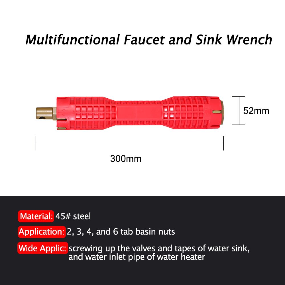 Multifunctional Wrench Tool Faucet Wrench Faucet And Sink