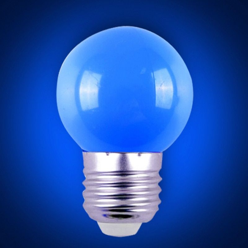 Coloured E27 0.5W Energy Saving 6 LED Light Bulbs Globe Lamp DIY 5 Color Bright