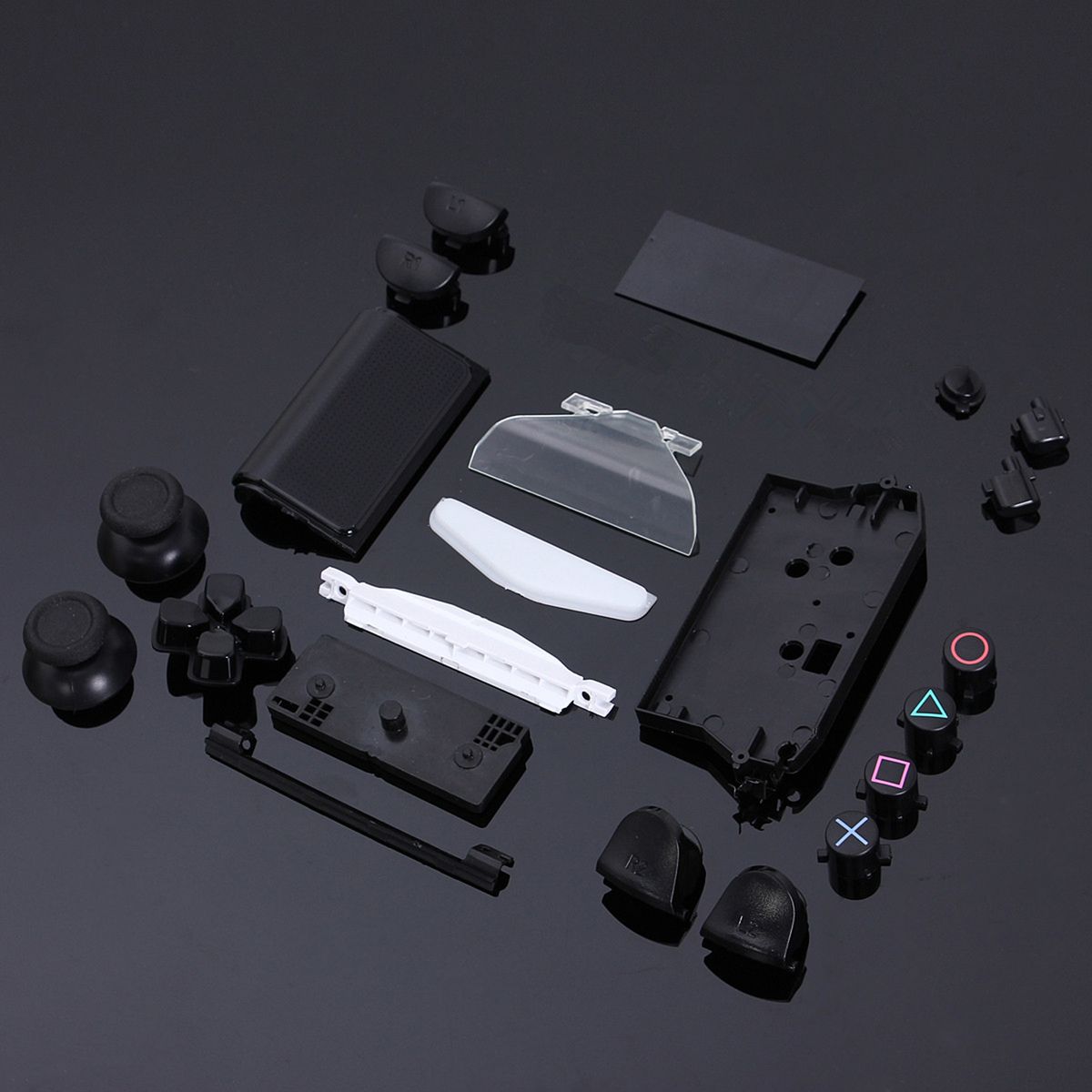 DIY Transparent Shell Kit Housing Case Assembly Crystal