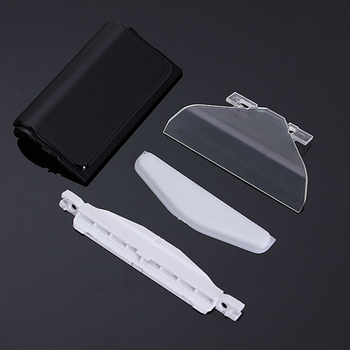DIY Transparent Shell Kit Housing Case Assembly Crystal