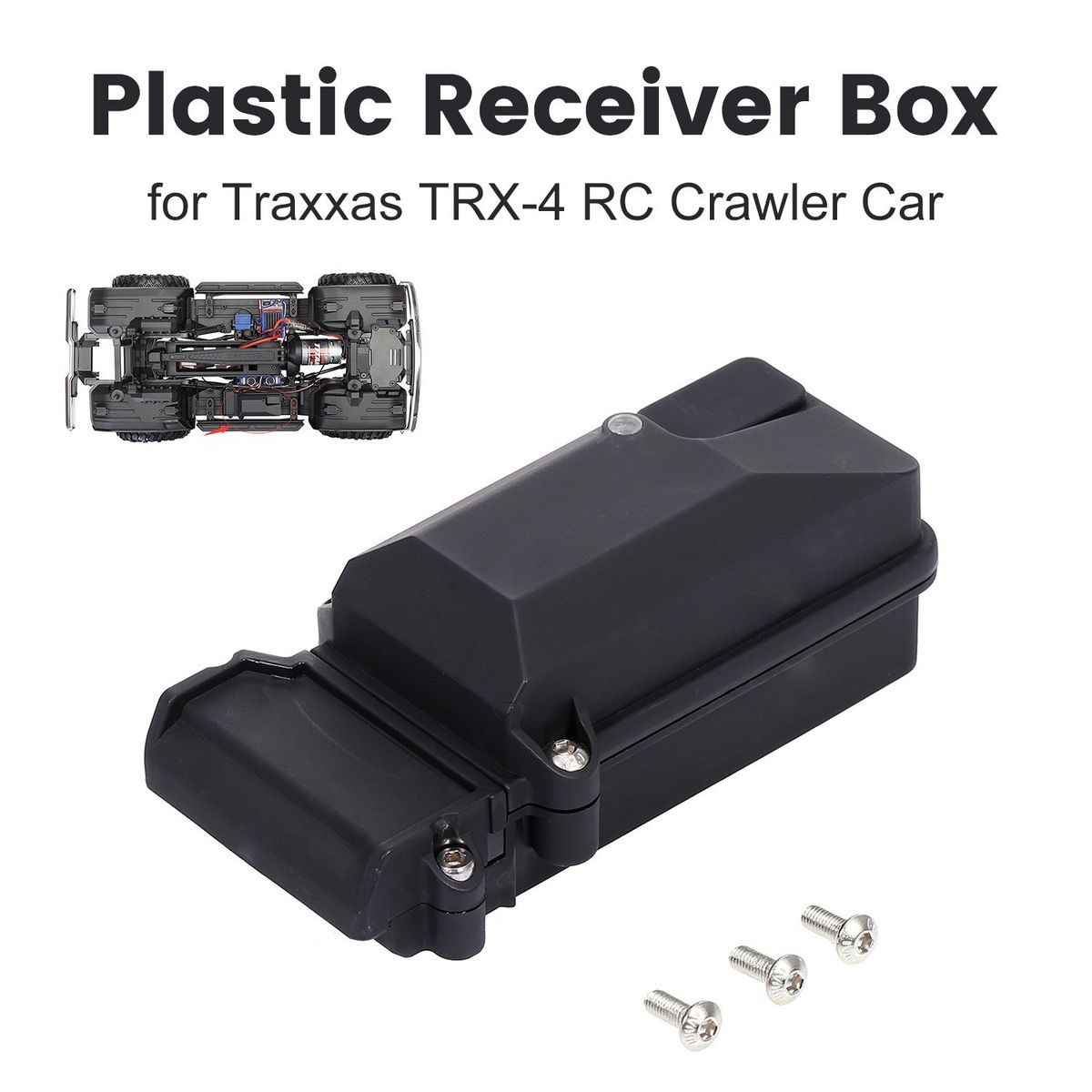 Plastic Receiver Box Waterproof Shock-proof For Traxxas