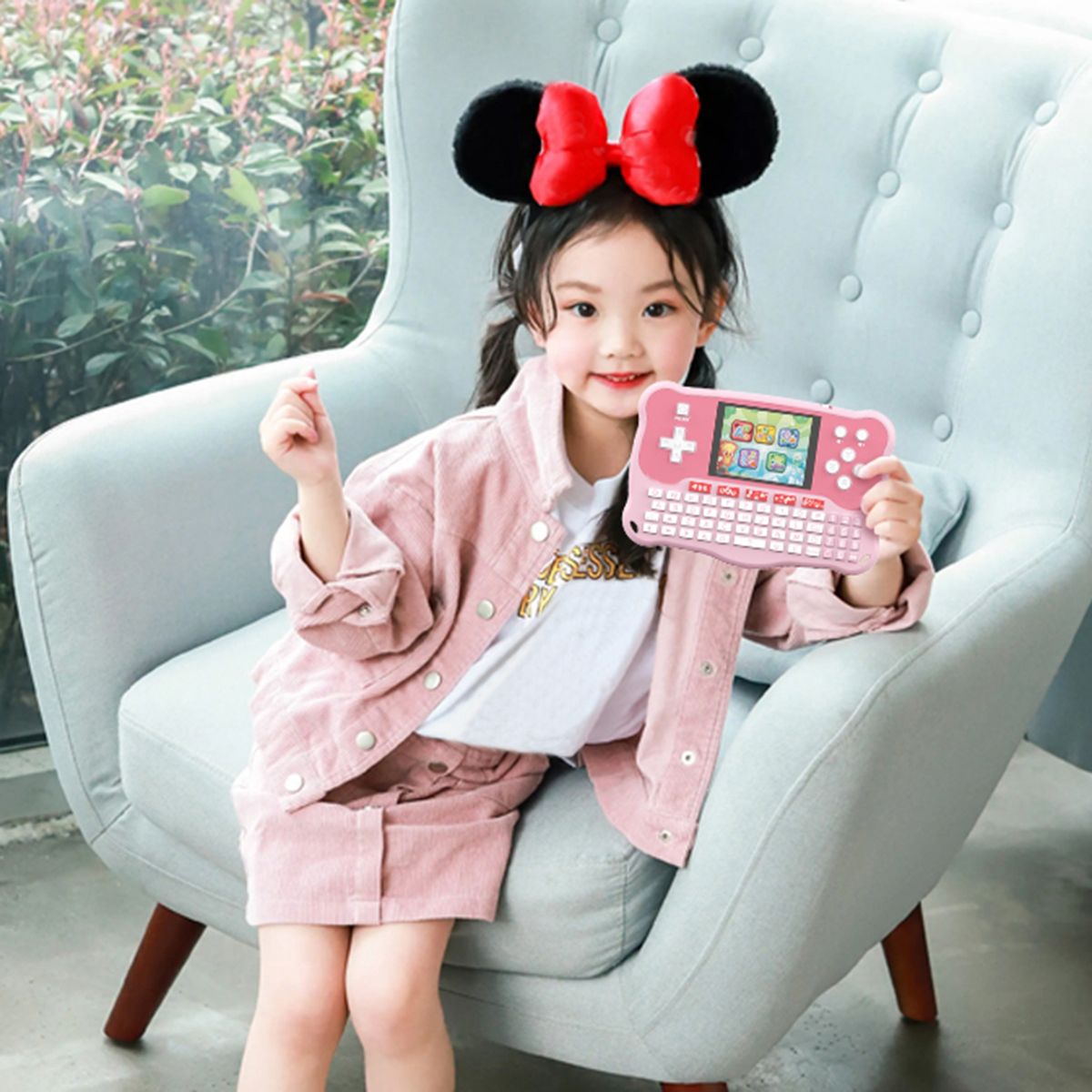 Children Tablet Children Tablet Letter Number Phonetic Pink