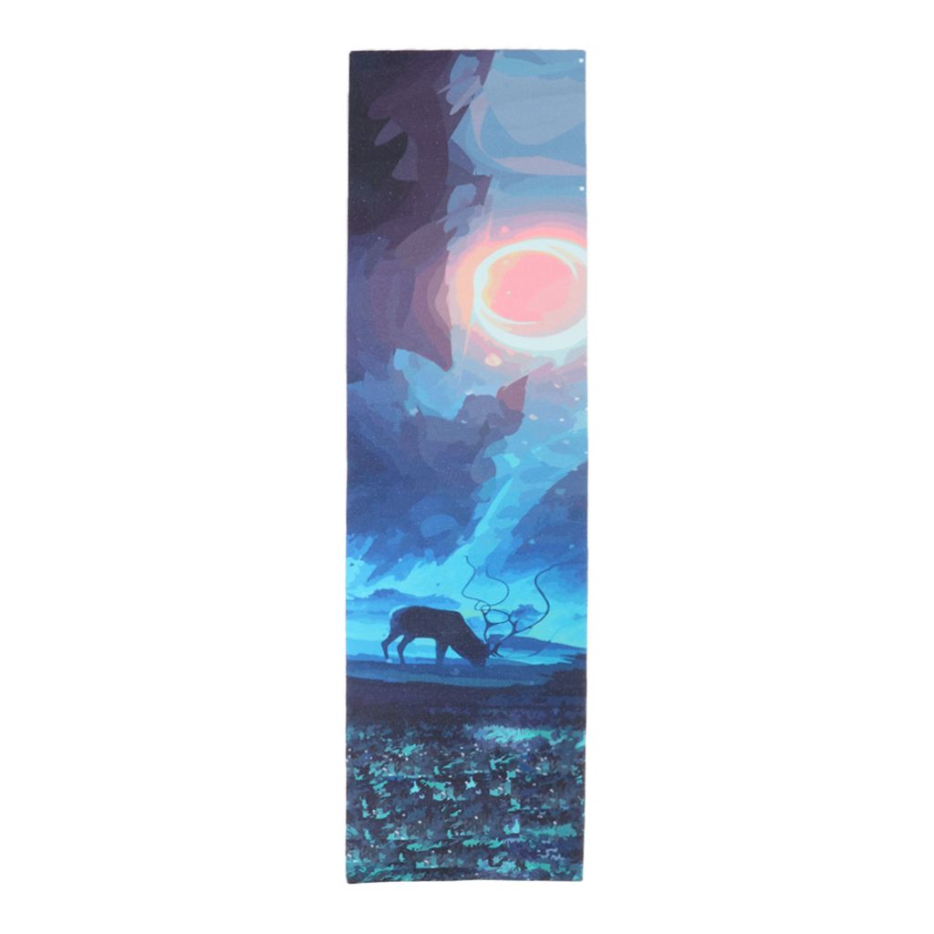 2pcs Elk Printed Skateboard Deck Sheet 33 X 9 Inch