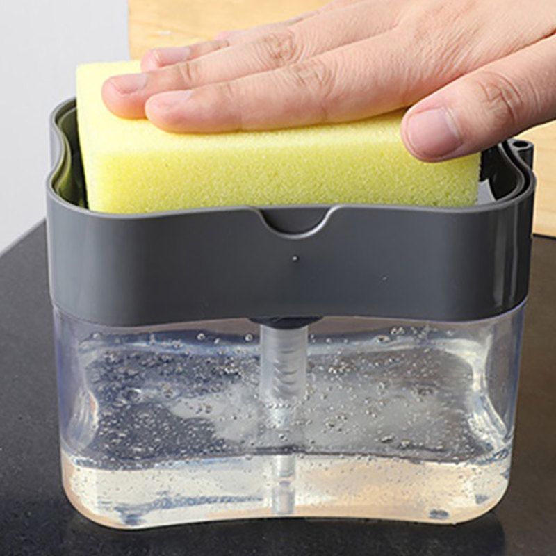 1 Set Detergent Box Large Capacity Easy To Use 3 Colors-Grey