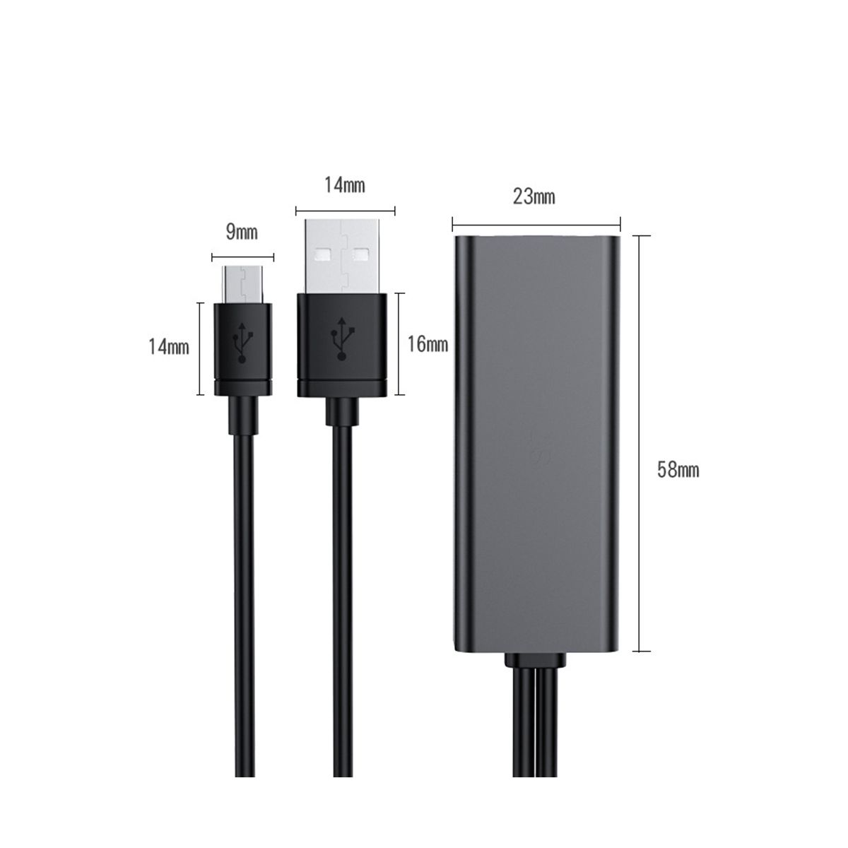 TV Ethernet Adapter Tv 4K Stick USB-C to RJ45 LAN Network Ad