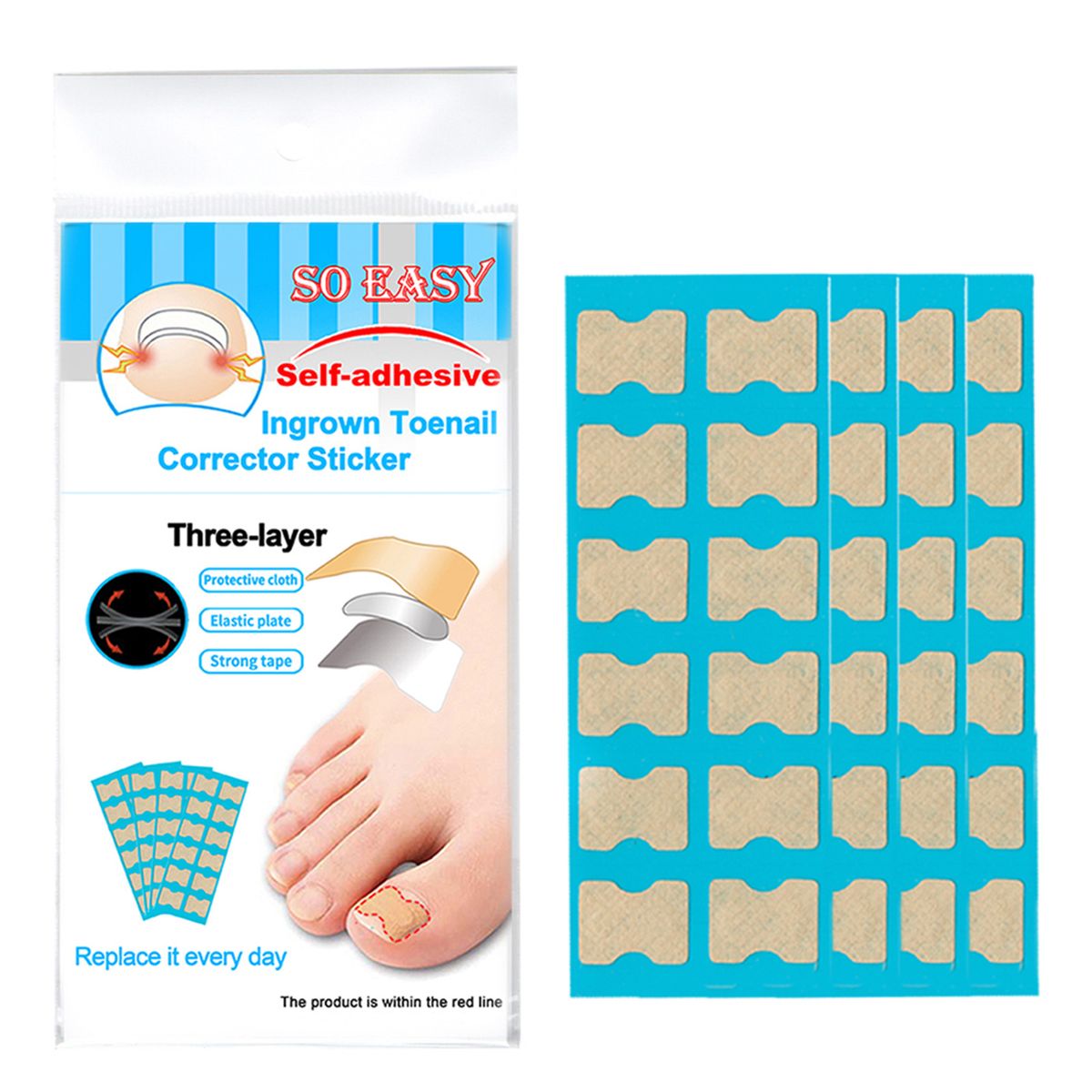 Ingrown Nail Correction Kit Ingrown Toenail Stickers Toe