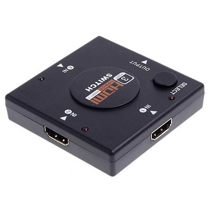 Full HD 1080P Mini 3 Port HDMI Switch Switcher Splitter Box Selector Amplifier for DVD PS3 Xbox 360