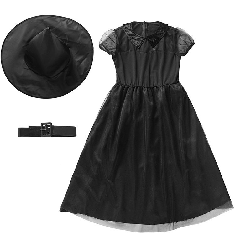 For Halloween Lack Gauze Little Witch Costume M