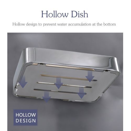 Stainless Steel Soap Dish Drain Soap Holder For Shower Soap