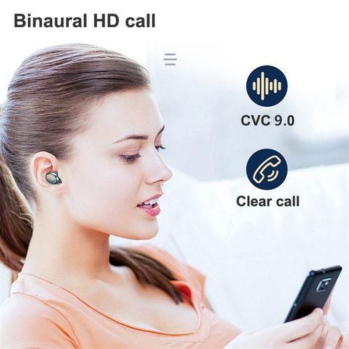 New F9 Wireless Bluetooth Fingerprint Control Noise Canceling Bluetooth Headphones