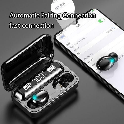 New F9 Wireless Bluetooth Fingerprint Control Noise Canceling Bluetooth Headphones