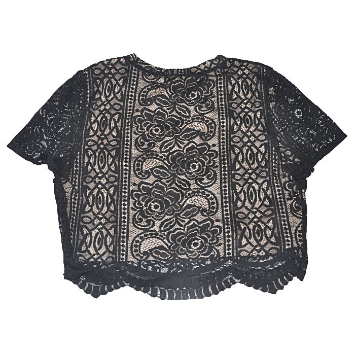 Girl's Lace Crop Top