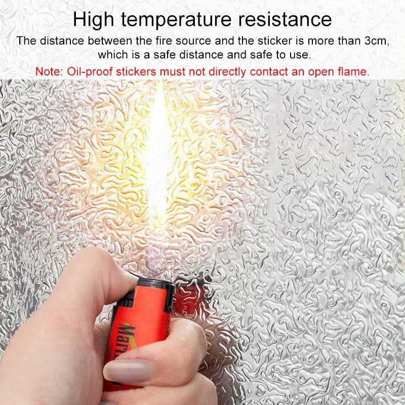 Kitchen Wall Aluminum Foil Anti-fouling High-temperature Wallpaperr,Size:60cmx5m Style:Cube
