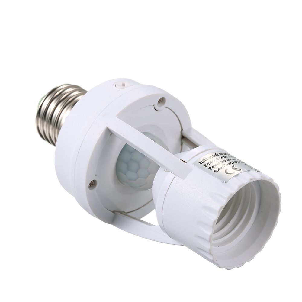 Sensitive PIR Motion Sensor E27 LED Bulb Base Socket