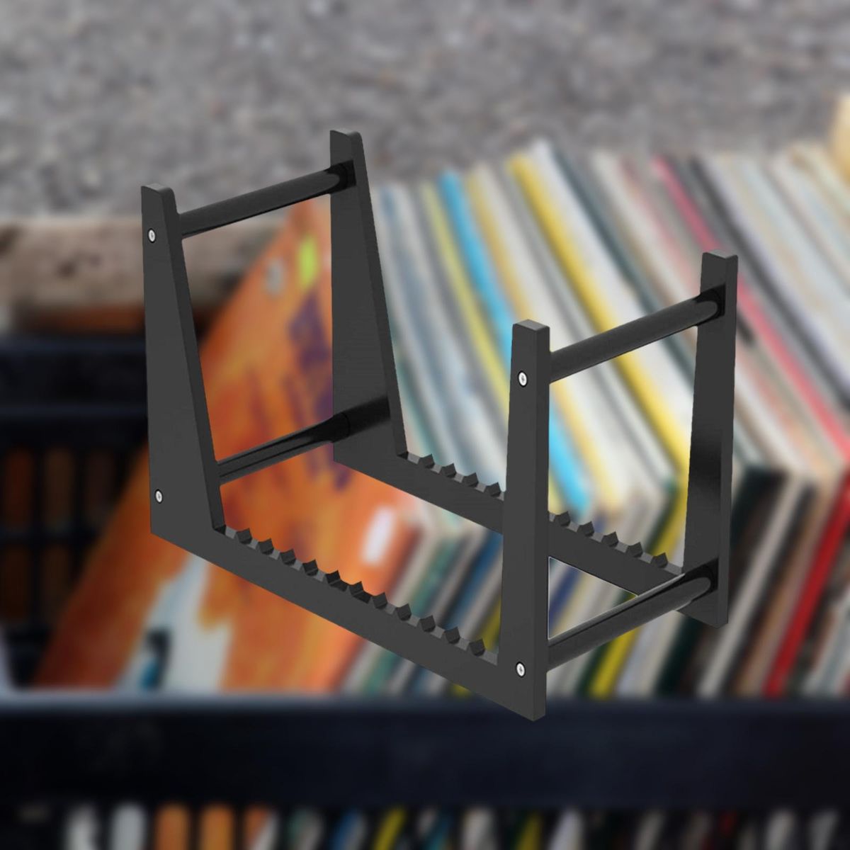 Acrylic    Stand  Organizer Album Storage  Design Black