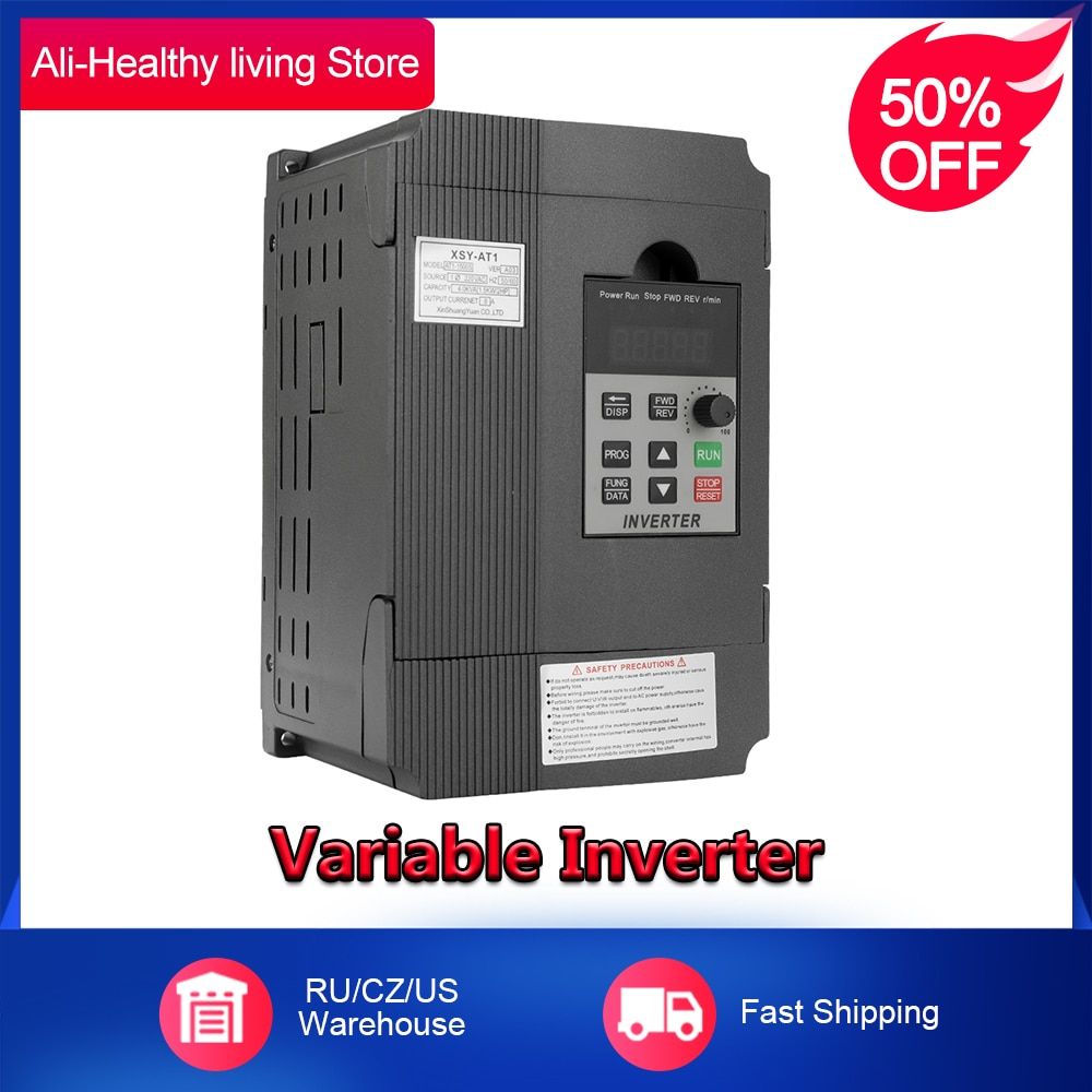 Universal VFD Frequency Speed Controller 2.2KW 12A 220 V AC Motor Drive Single-Phase In Three-Phase Out Variable Inverter
