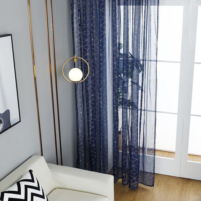 Semi-Sheer Curtains Rod Pocket Room Darkening Curtains
