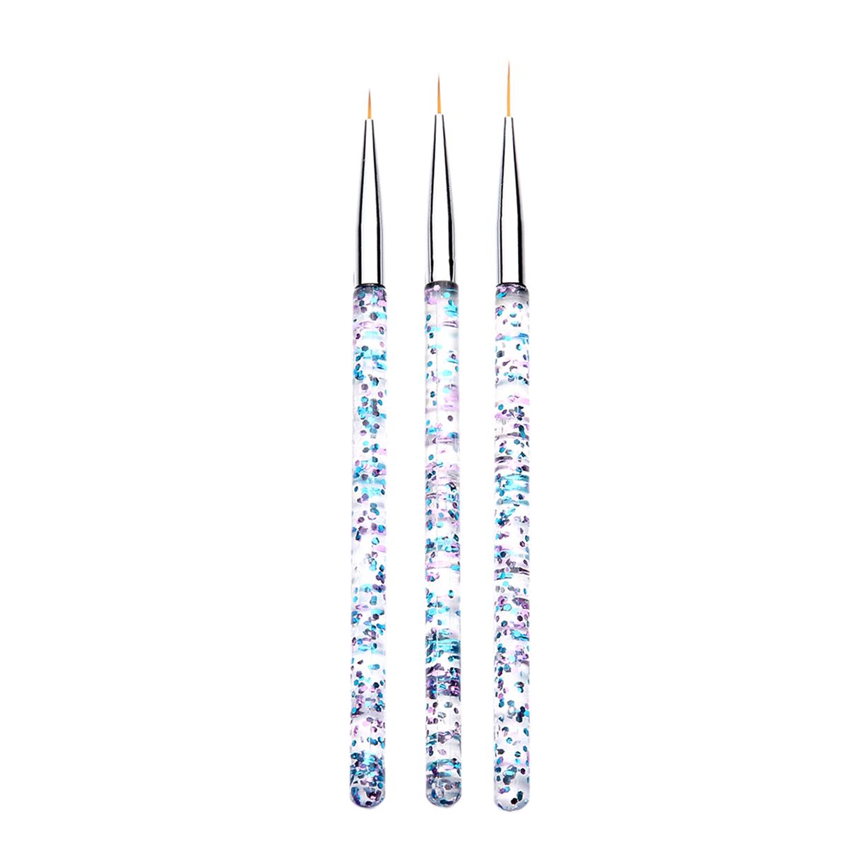 Acrylic Nail Liner Pen Kit For Drawing Short Strokes Details Blending