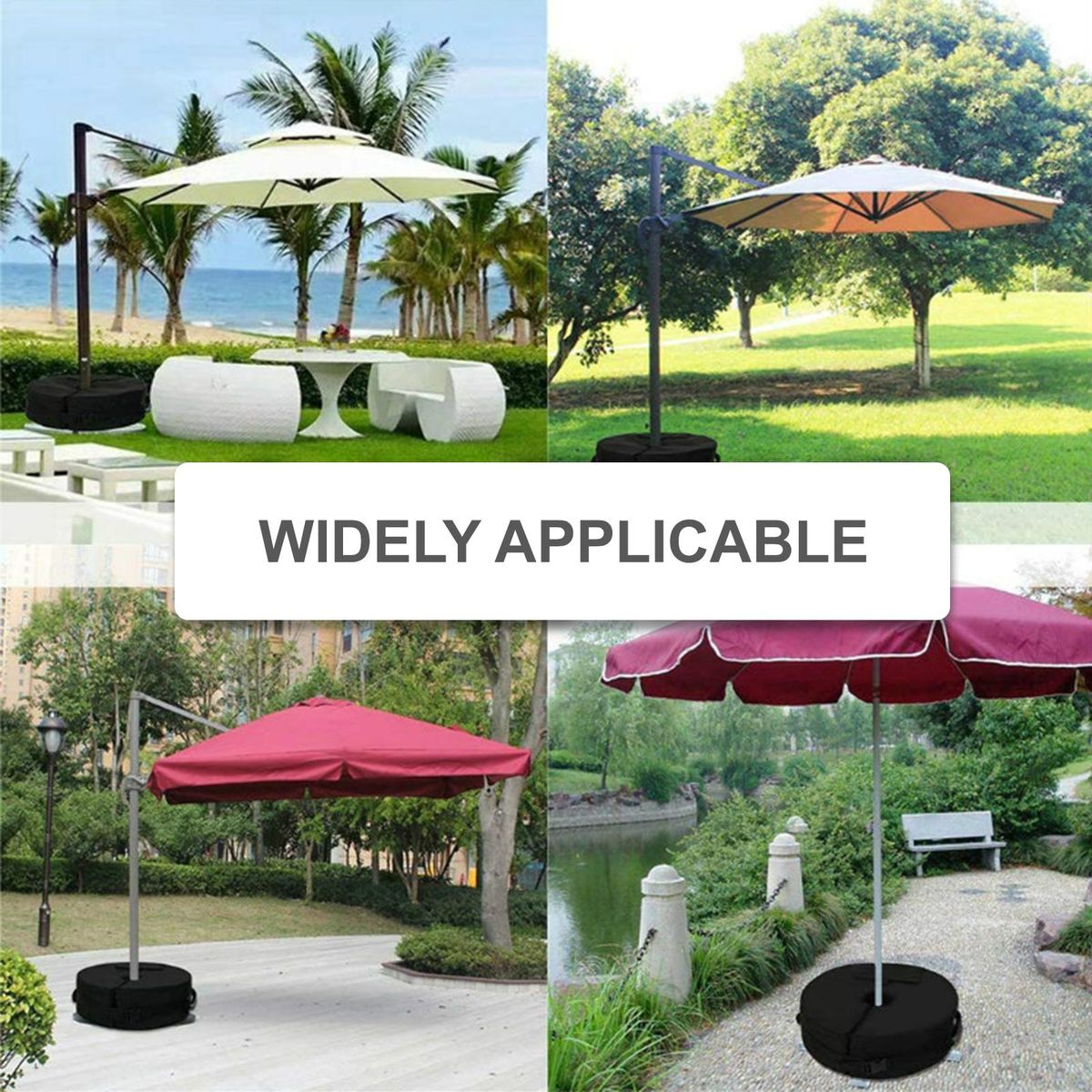 18 X 6 Inch Weight Sand Bag Gazebo Tent Leg Sandbags Weighted Base Outdoor Camping Umbrella Sand Bag Windproof Tents Fixed Sandbag For Anchoring Canopy Tent Sun Shades